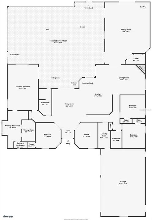Activo con contrato: $1,099,000 (4 camas, 3 baños, 3181 Pies cuadrados)