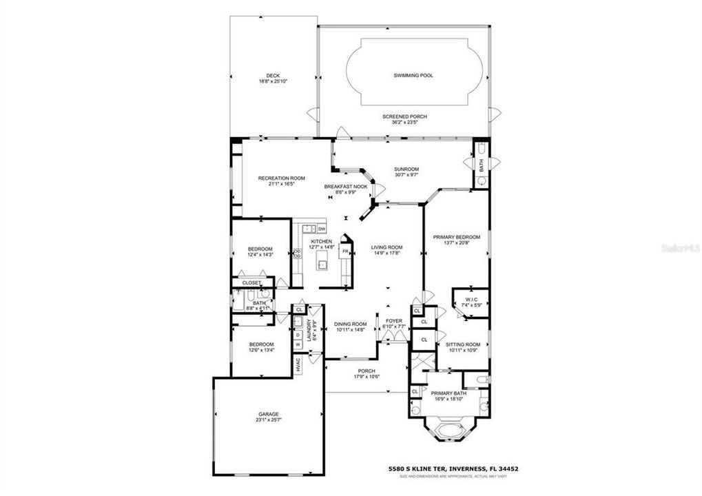 Active With Contract: $429,000 (3 beds, 2 baths, 2609 Square Feet)