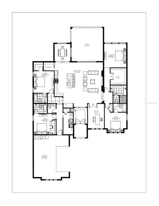 На продажу: $975,000 (4 спален, 3 ванн, 3000 Квадратных фут)