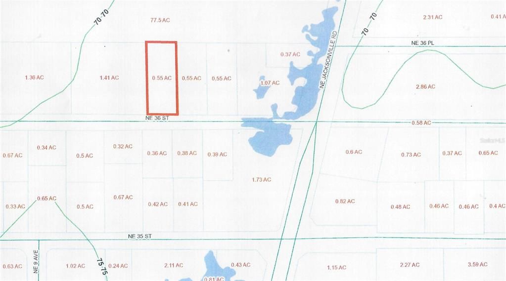 На продажу: $48,900 (0.55 acres)