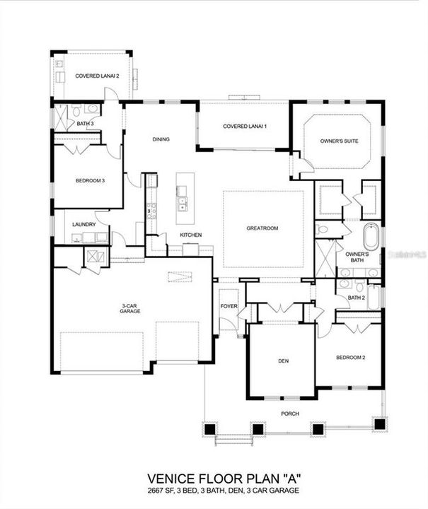 En Venta: $695,000 (3 camas, 3 baños, 2667 Pies cuadrados)