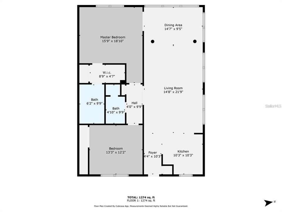 На продажу: $289,900 (2 спален, 2 ванн, 1162 Квадратных фут)