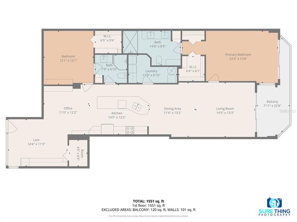 На продажу: $659,900 (2 спален, 2 ванн, 1551 Квадратных фут)