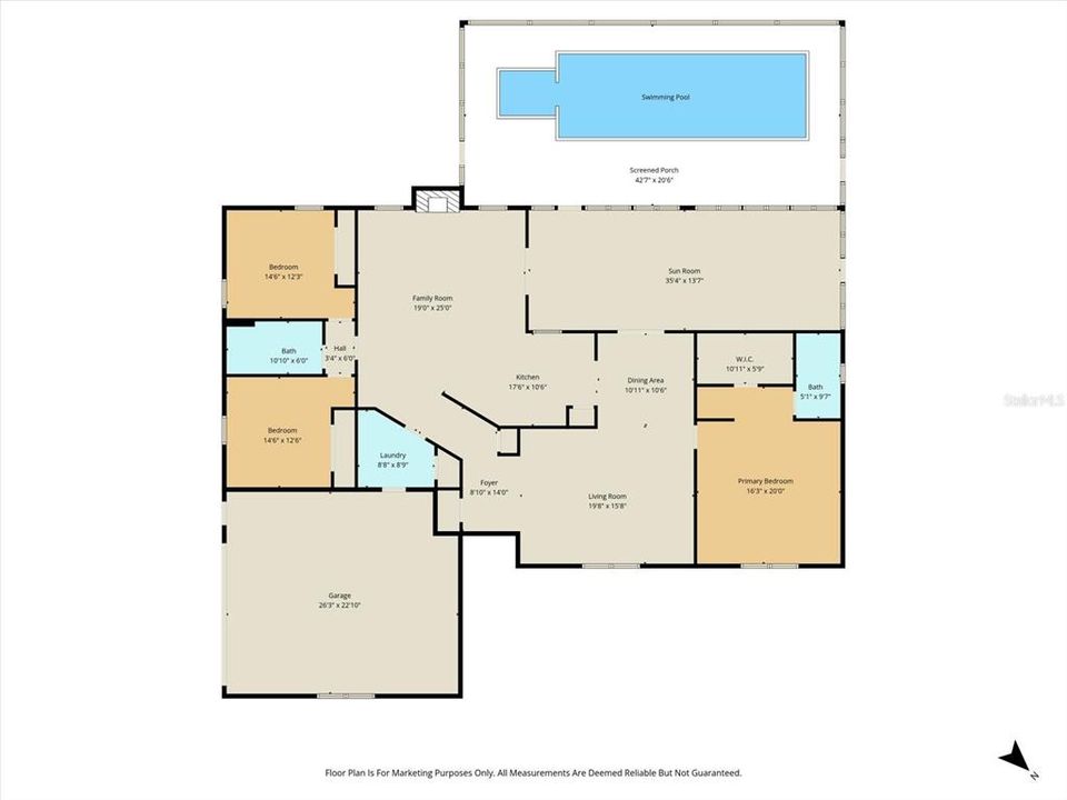 На продажу: $899,000 (3 спален, 2 ванн, 2188 Квадратных фут)
