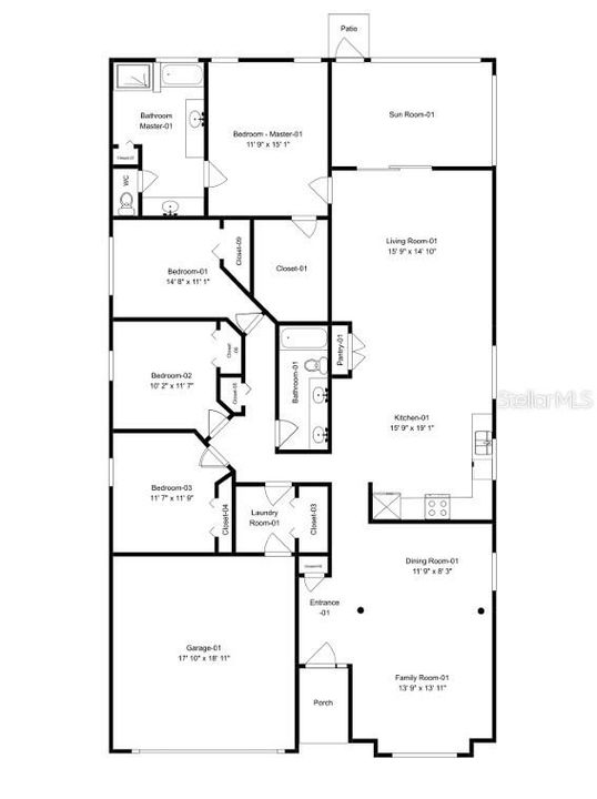 En Venta: $399,900 (4 camas, 2 baños, 2206 Pies cuadrados)