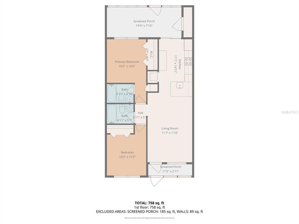 Active With Contract: $190,000 (2 beds, 2 baths, 730 Square Feet)