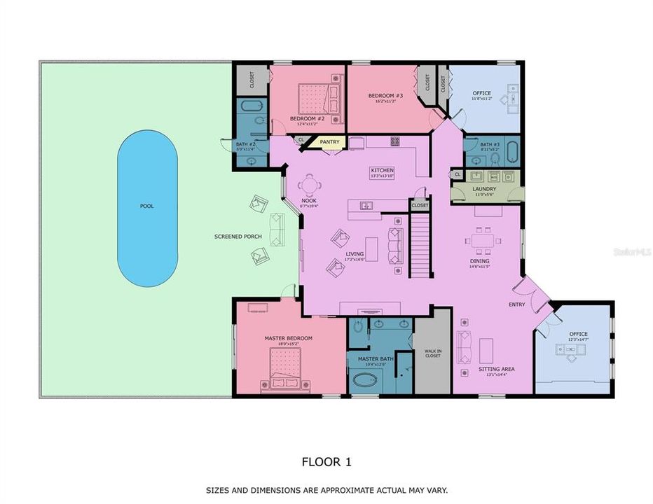 En Venta: $962,000 (4 camas, 3 baños, 3104 Pies cuadrados)