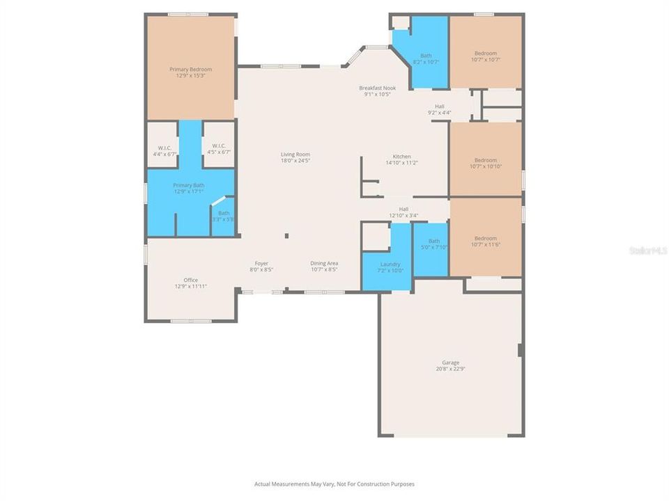 На продажу: $434,900 (4 спален, 3 ванн, 2288 Квадратных фут)
