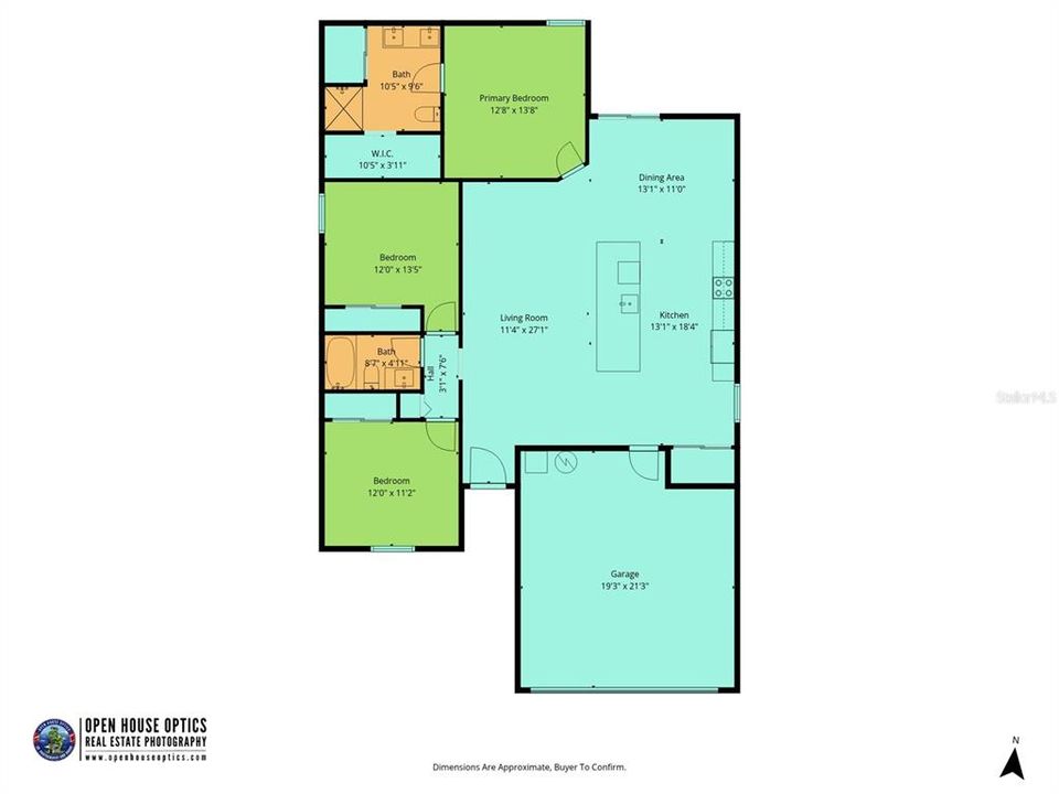 Active With Contract: $274,900 (3 beds, 2 baths, 1545 Square Feet)