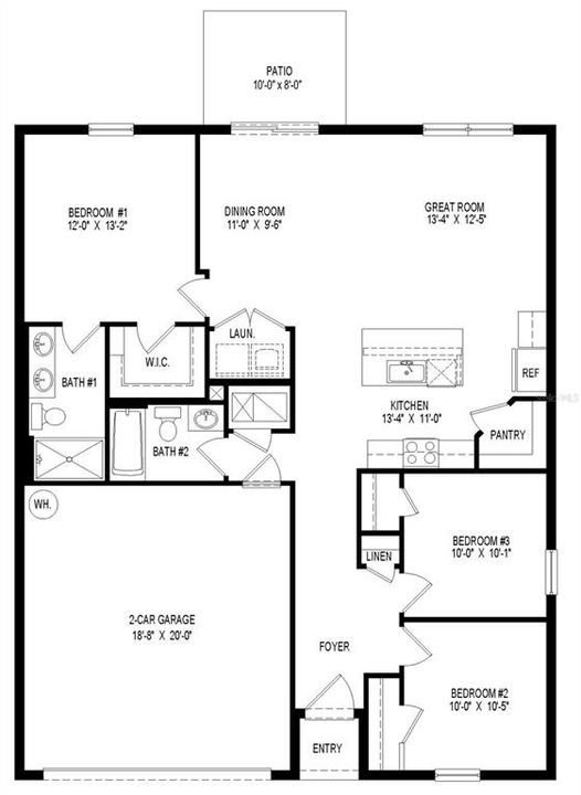 Под контрактом: $269,999 (3 спален, 2 ванн, 1328 Квадратных фут)