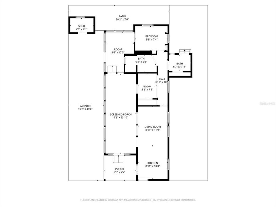На продажу: $75,000 (2 спален, 1 ванн, 508 Квадратных фут)