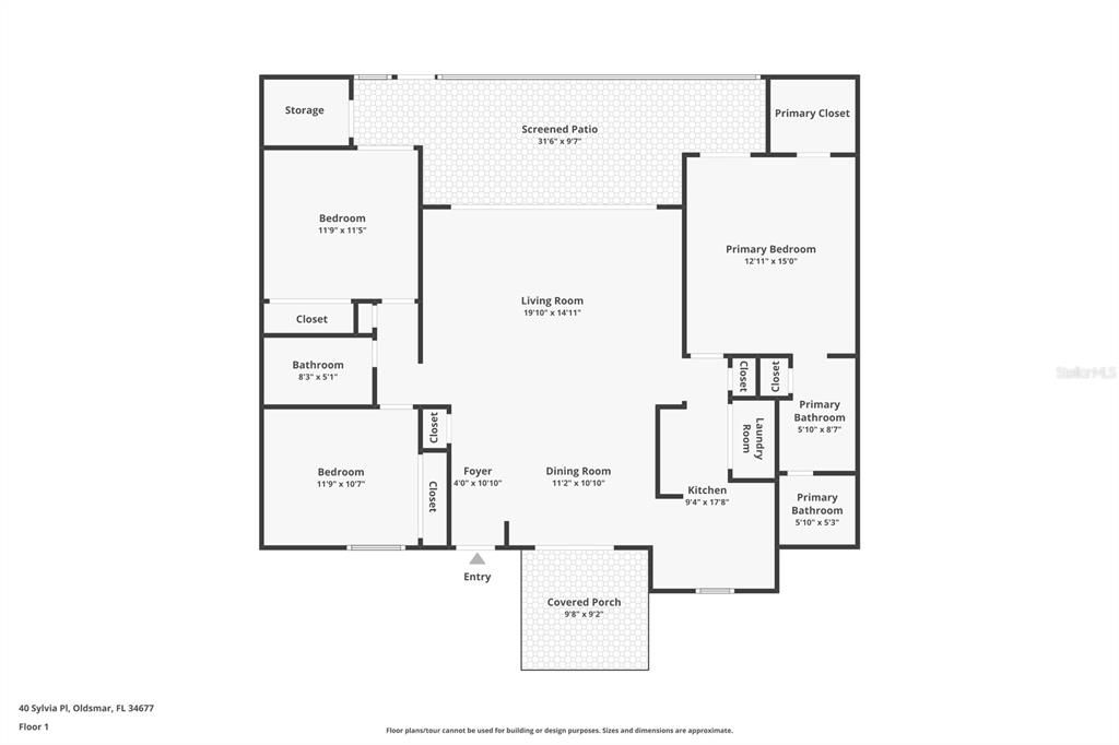 На продажу: $299,000 (3 спален, 2 ванн, 1385 Квадратных фут)