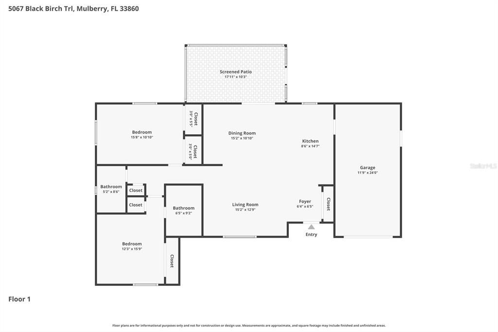 For Sale: $259,000 (2 beds, 2 baths, 1112 Square Feet)