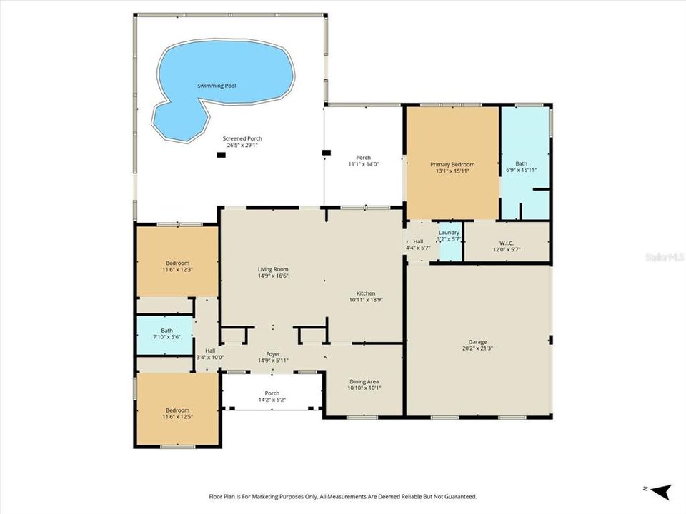 Active With Contract: $494,900 (3 beds, 2 baths, 1650 Square Feet)