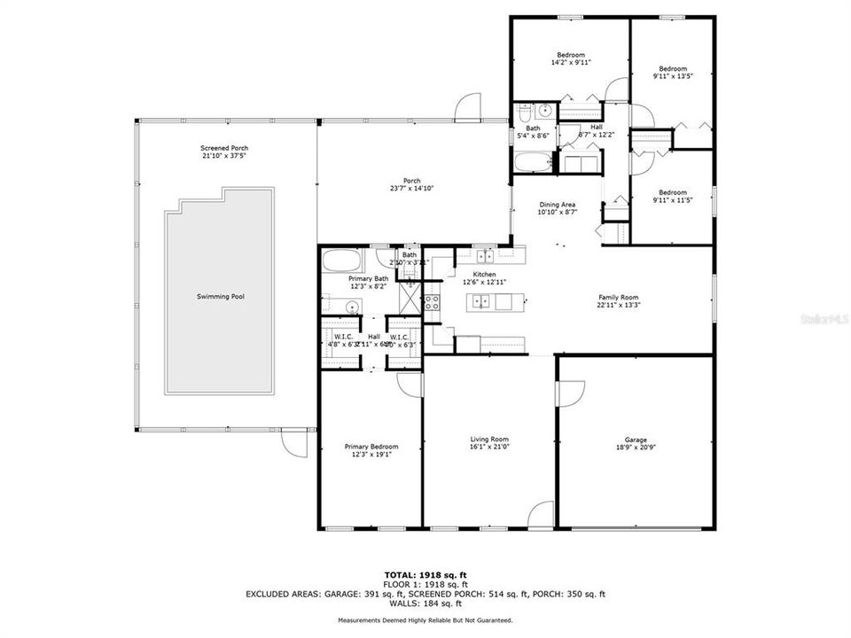 Active With Contract: $379,900 (4 beds, 2 baths, 2110 Square Feet)
