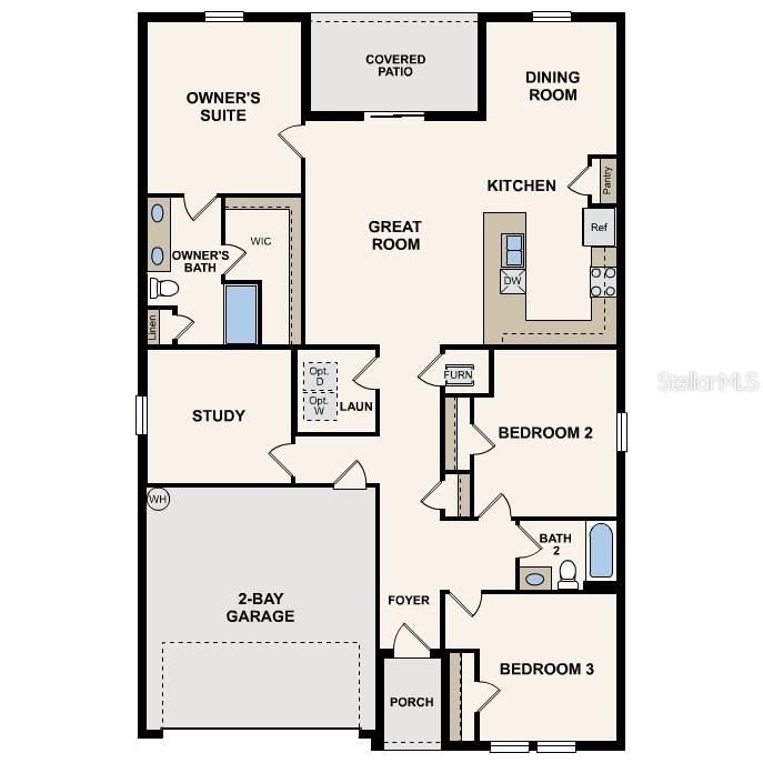 Active With Contract: $324,888 (3 beds, 2 baths, 1808 Square Feet)