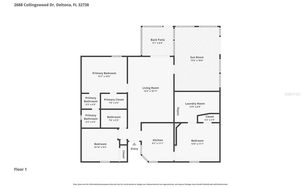 Active With Contract: $259,900 (3 beds, 2 baths, 1178 Square Feet)
