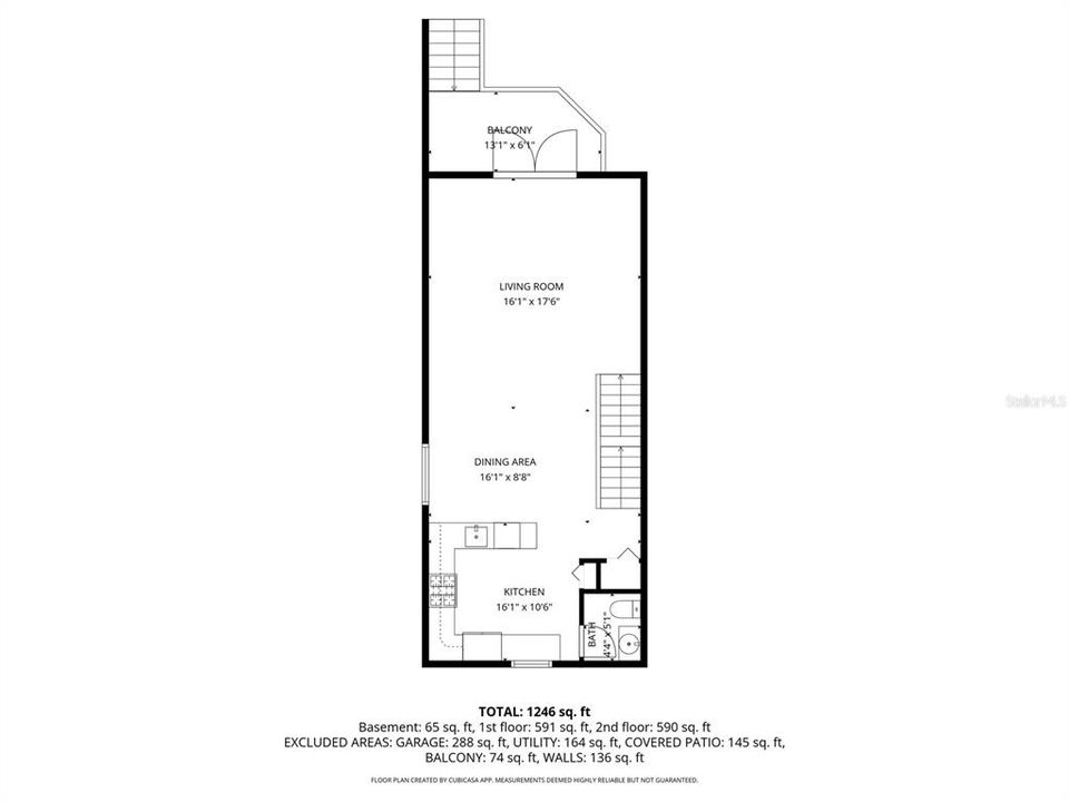 For Sale: $550,000 (2 beds, 1 baths, 1410 Square Feet)