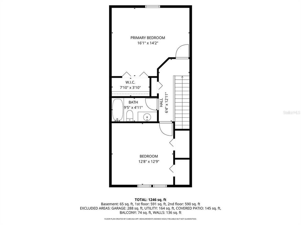 For Sale: $550,000 (2 beds, 1 baths, 1410 Square Feet)