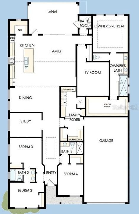 Active With Contract: $889,990 (4 beds, 3 baths, 3022 Square Feet)