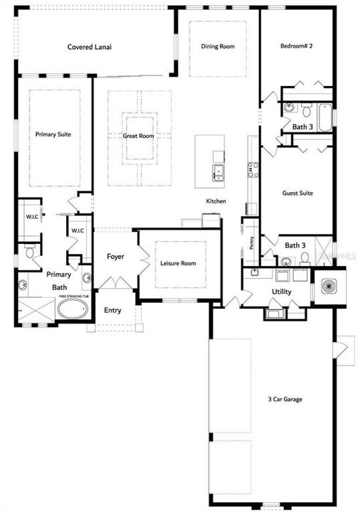 En Venta: $799,900 (3 camas, 3 baños, 2543 Pies cuadrados)