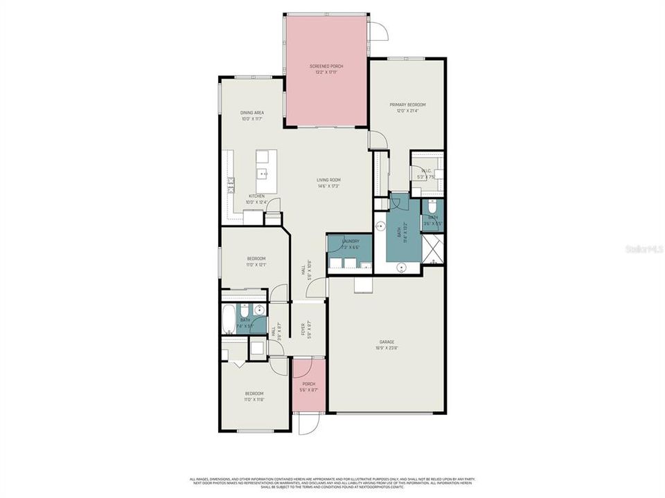 На продажу: $390,000 (3 спален, 2 ванн, 1599 Квадратных фут)