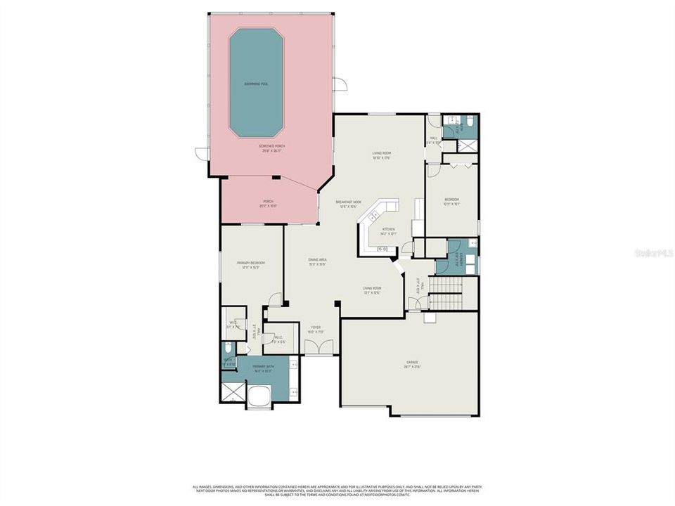 Activo con contrato: $839,900 (4 camas, 3 baños, 3429 Pies cuadrados)