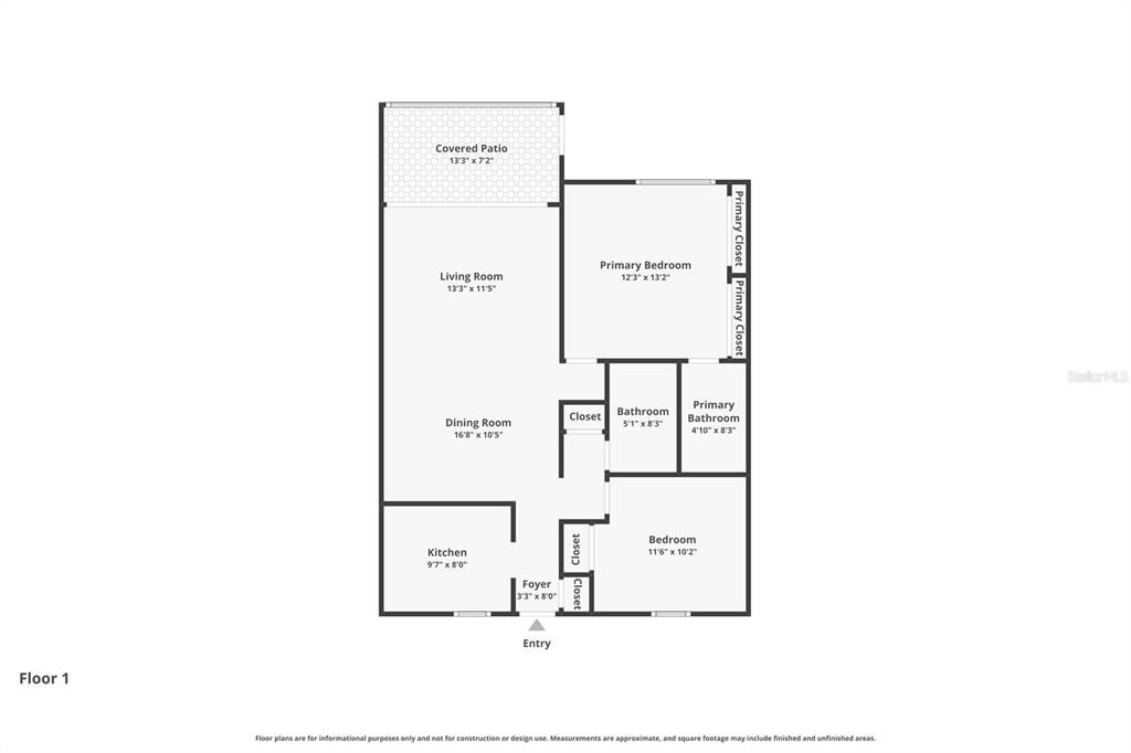 For Sale: $125,000 (2 beds, 2 baths, 891 Square Feet)
