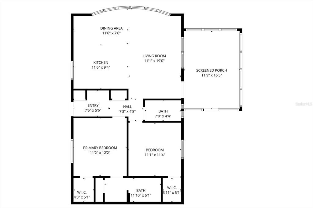 На продажу: $180,000 (2 спален, 2 ванн, 975 Квадратных фут)