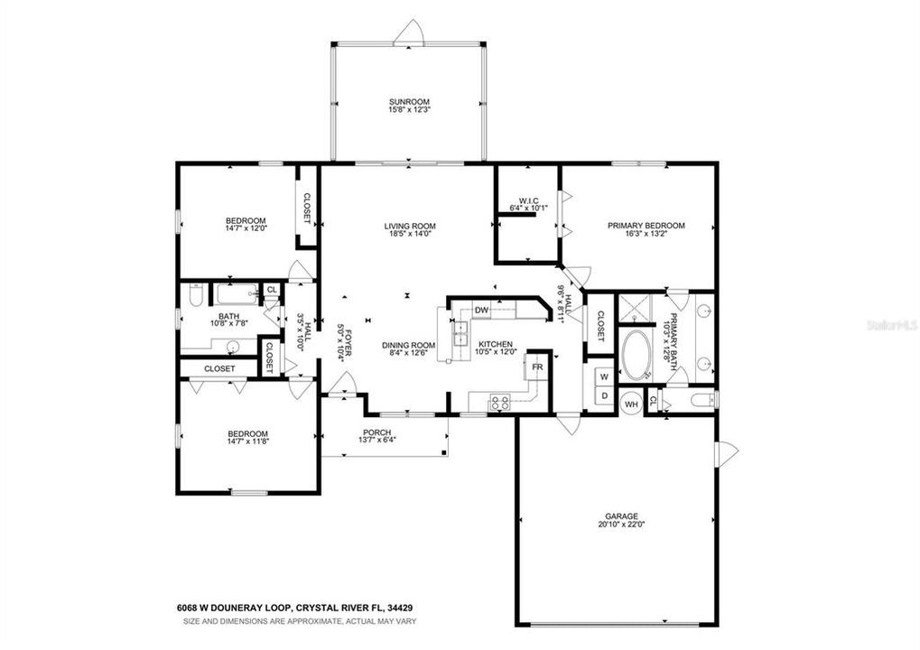 На продажу: $259,000 (3 спален, 2 ванн, 1751 Квадратных фут)