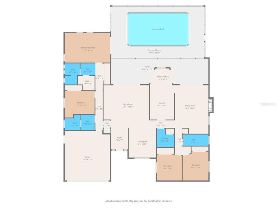 合同活跃: $725,000 (4 贝兹, 3 浴室, 2690 平方英尺)
