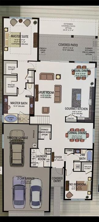 В аренду: $4,220 (5 спален, 5 ванн, 3307 Квадратных фут)