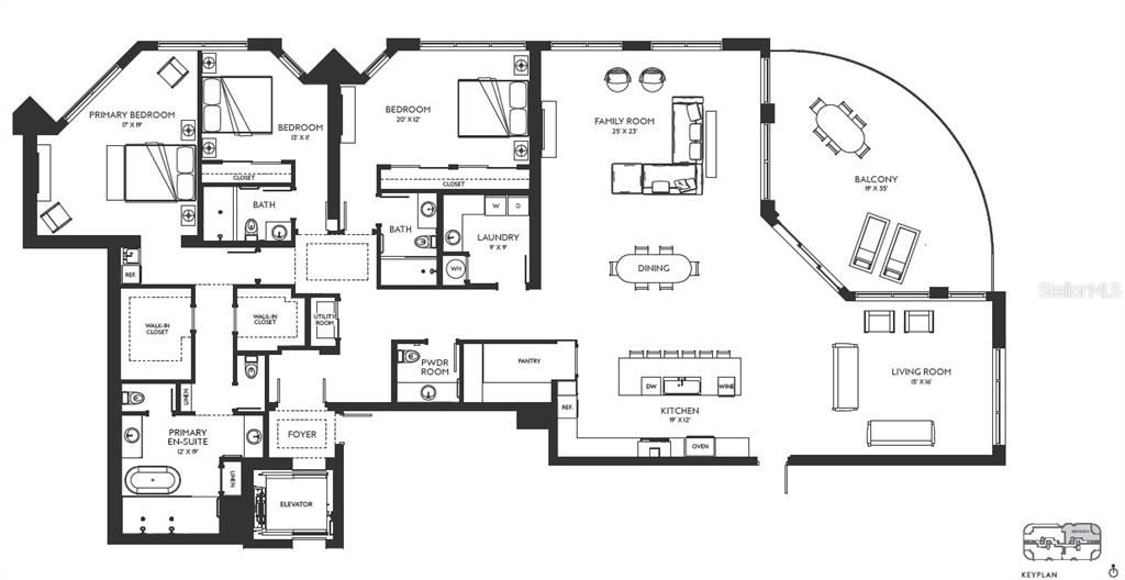 На продажу: $3,295,000 (3 спален, 3 ванн, 3532 Квадратных фут)