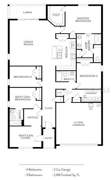 Active With Contract: $374,990 (4 beds, 3 baths, 2198 Square Feet)
