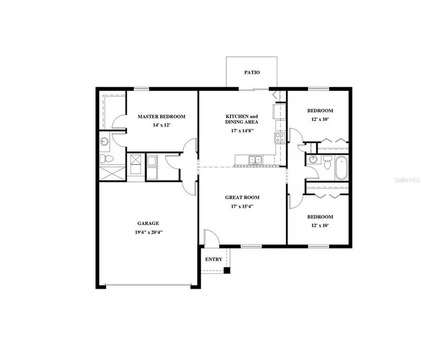 Activo con contrato: $239,900 (3 camas, 2 baños, 1315 Pies cuadrados)