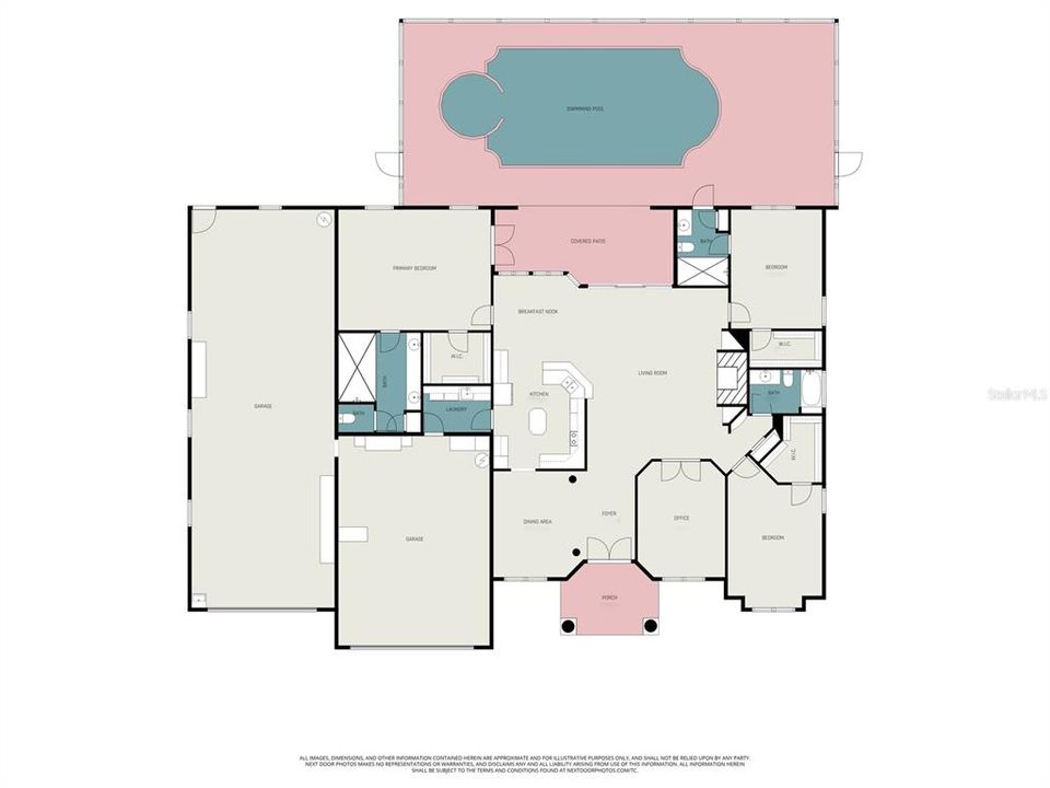 En Venta: $1,100,000 (3 camas, 3 baños, 2899 Pies cuadrados)