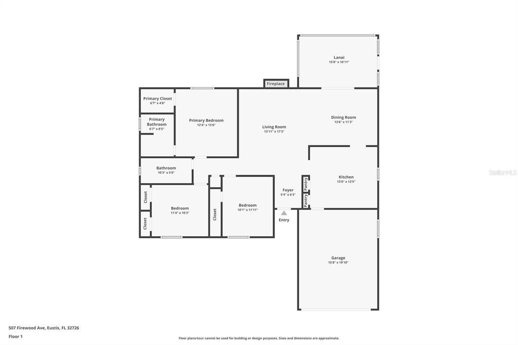 На продажу: $315,000 (3 спален, 2 ванн, 1389 Квадратных фут)