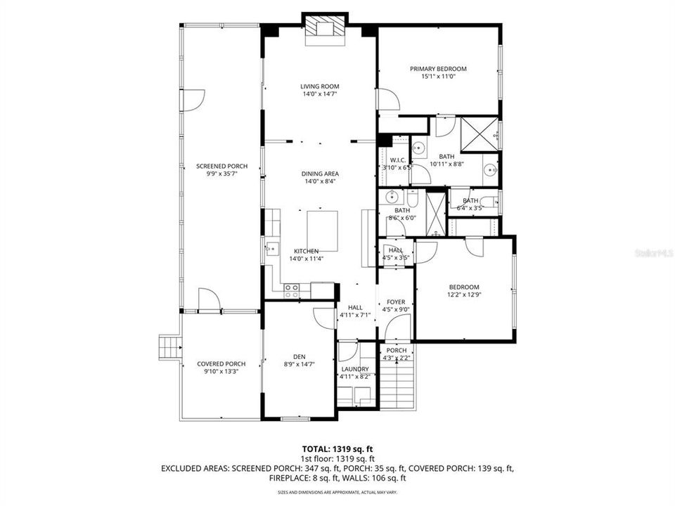 For Sale: $574,999 (2 beds, 2 baths, 1352 Square Feet)