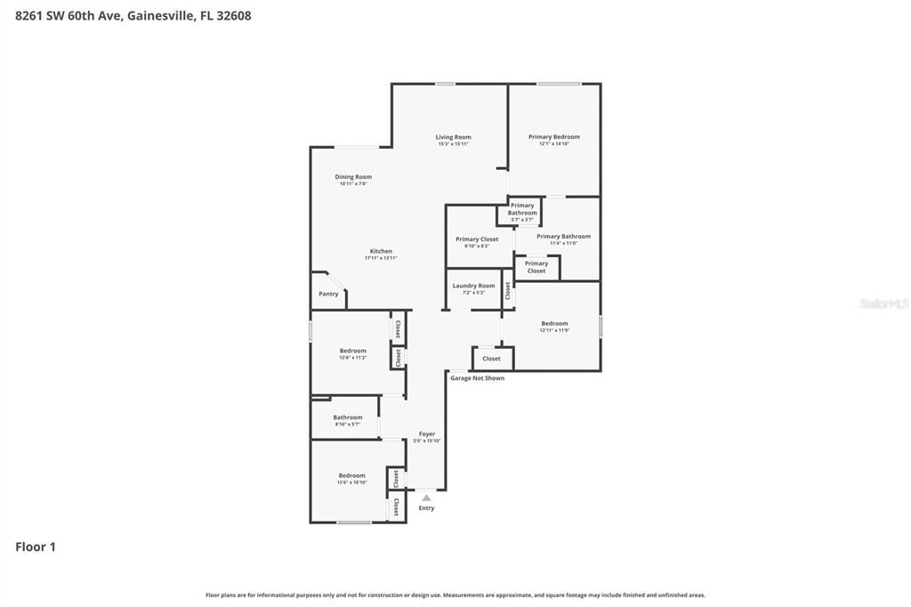 На продажу: $385,000 (4 спален, 2 ванн, 1785 Квадратных фут)