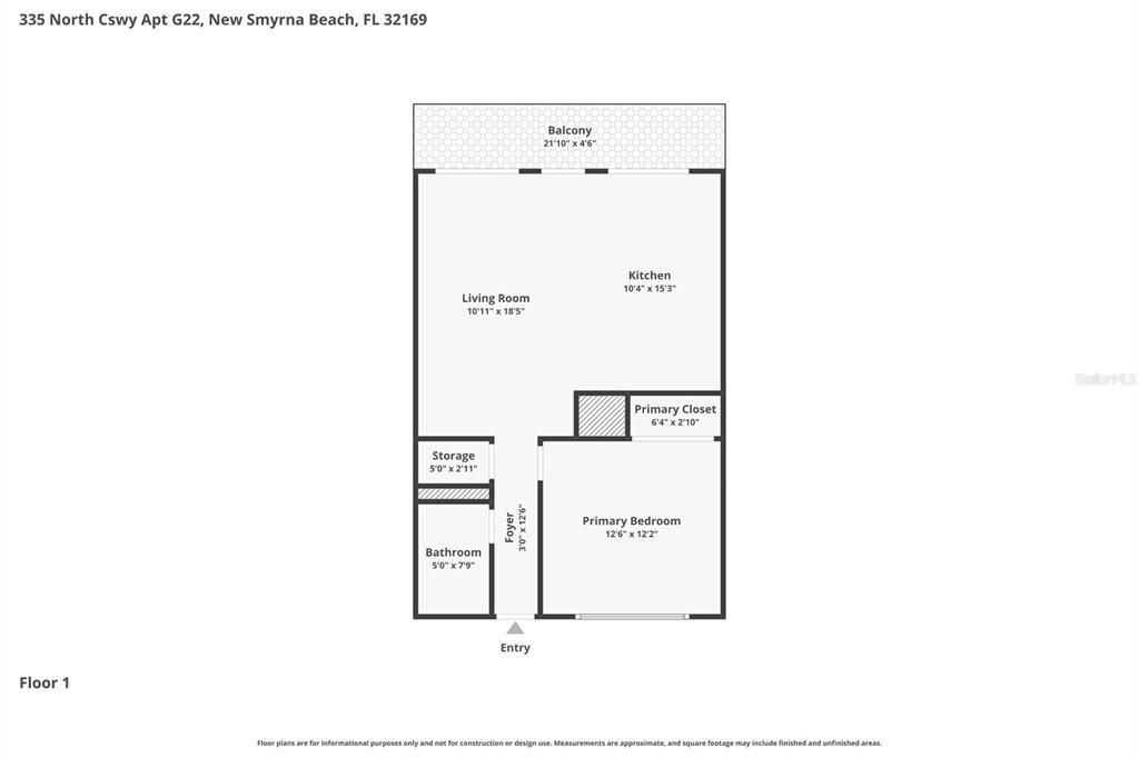 Activo con contrato: $320,000 (1 camas, 1 baños, 650 Pies cuadrados)