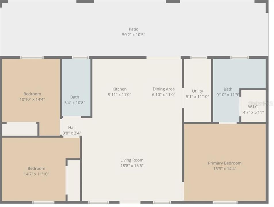 For Sale: $395,000 (3 beds, 2 baths, 1400 Square Feet)