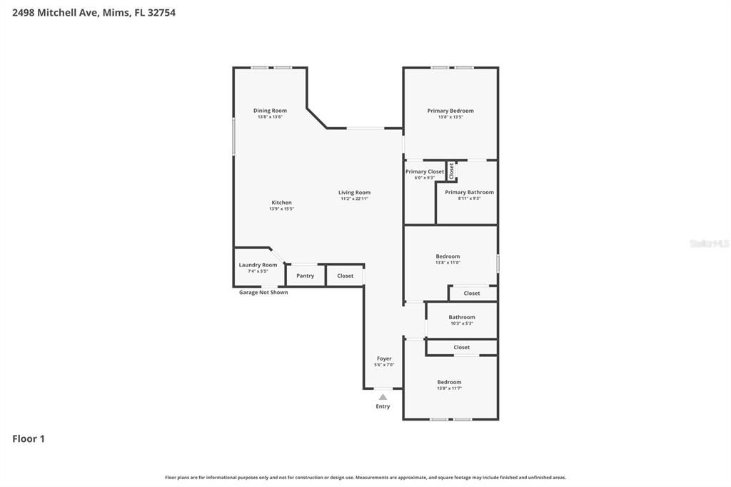 For Sale: $289,900 (3 beds, 2 baths, 1582 Square Feet)