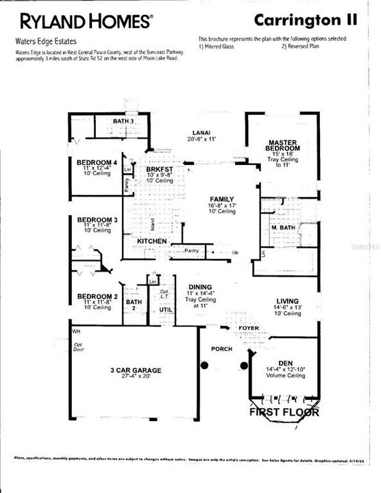 Activo con contrato: $599,900 (4 camas, 4 baños, 3078 Pies cuadrados)