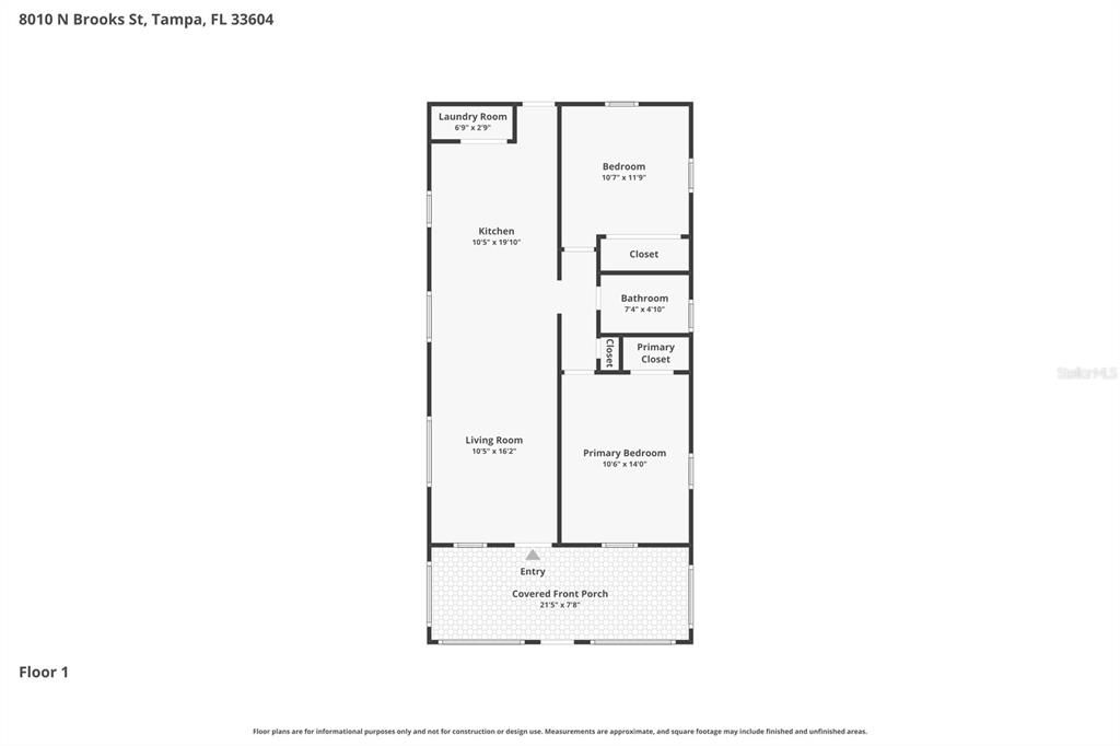 Active With Contract: $240,000 (2 beds, 1 baths, 814 Square Feet)