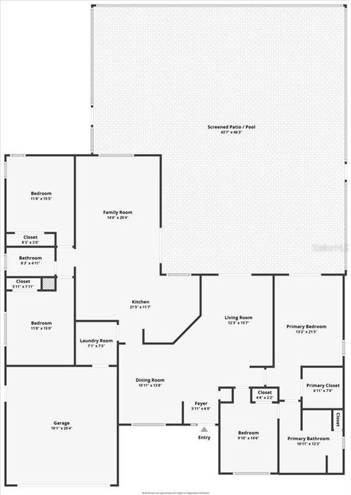Activo con contrato: $349,900 (4 camas, 2 baños, 2177 Pies cuadrados)
