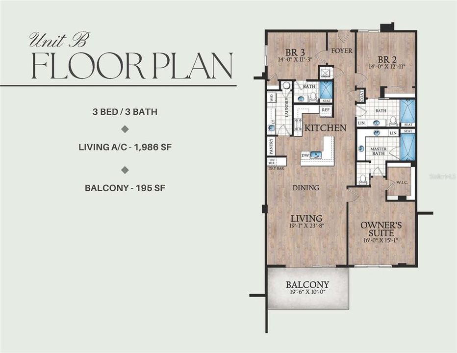 待售: $1,589,000 (3 贝兹, 3 浴室, 1986 平方英尺)