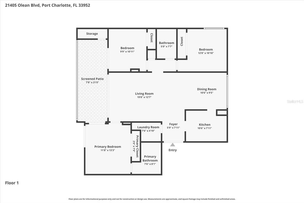 For Sale: $207,900 (3 beds, 2 baths, 1097 Square Feet)