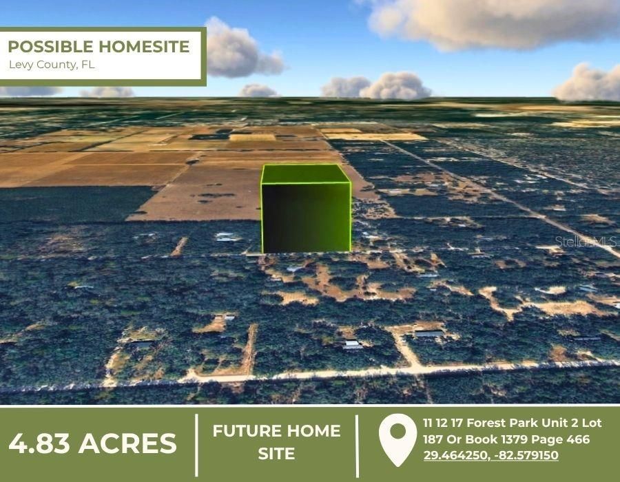 На продажу: $99,000 (4.83 acres)