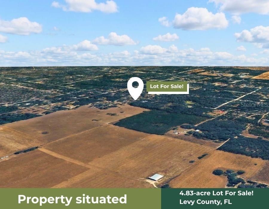 На продажу: $99,000 (4.83 acres)