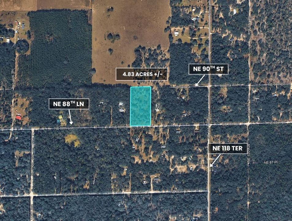 На продажу: $99,000 (4.83 acres)